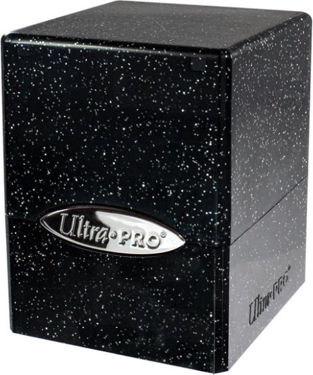 Ultrapro Ultra pro satin cube glitter black deck box