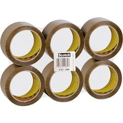 Verpakkingstape Scotch Classic 50mmx66m bruin