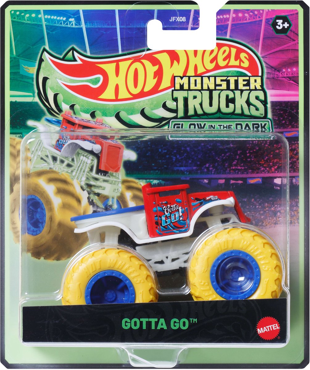 Hot Wheels monster truck glow in the dark jfx08
