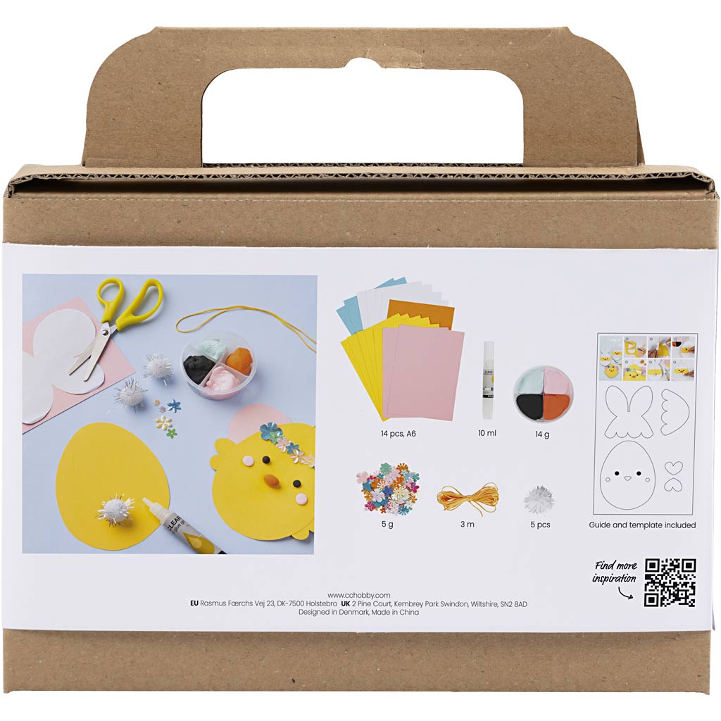 Creativ Company Https: www.cchobby.nl mini-hobbyset-decoraties-van-papier-karton-met-decoratie-1-set
