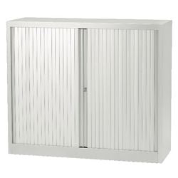Roldeurkast Bisley ET412102SLG4 staal legborden slot 120x43x103 grijs