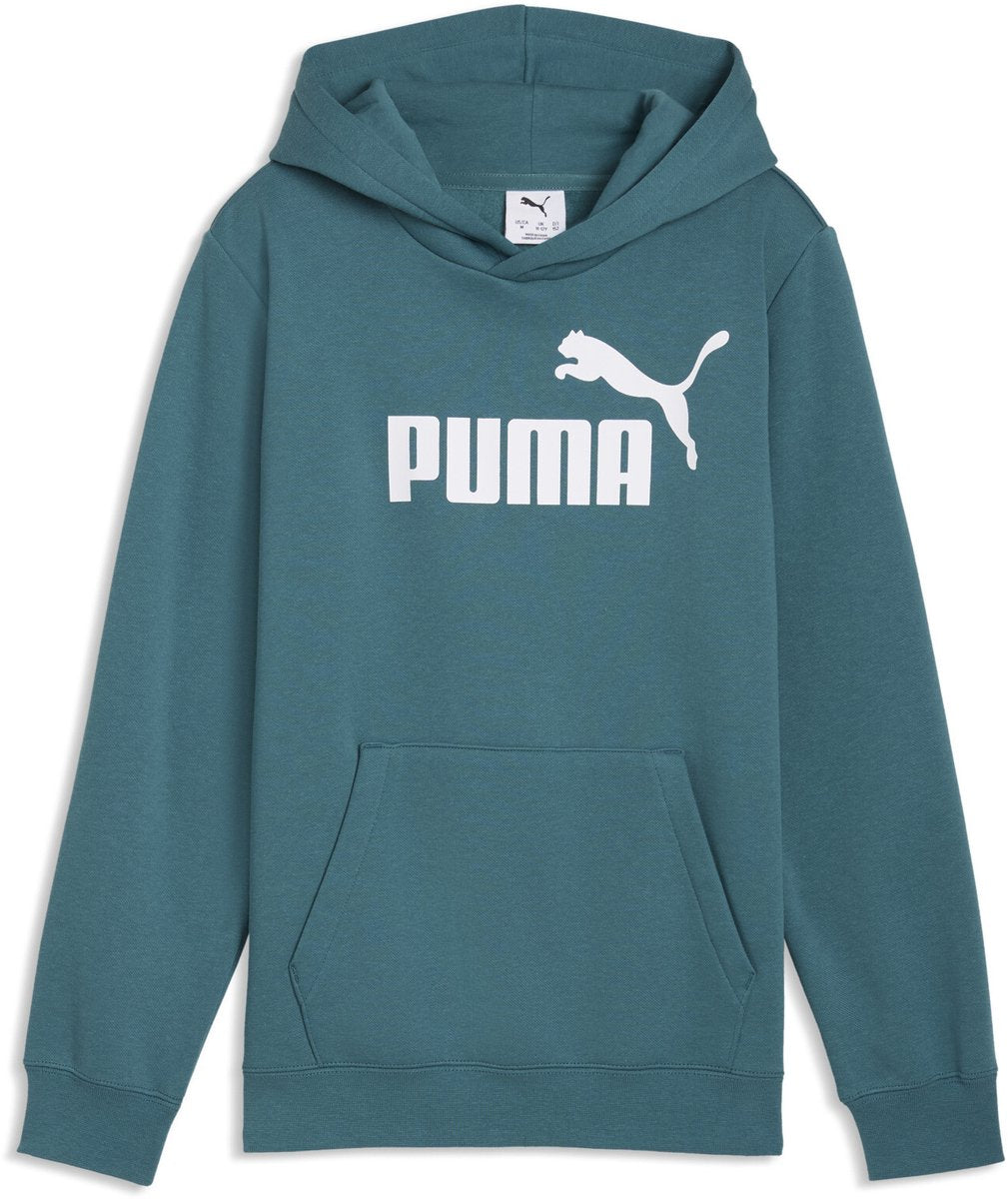 PUMA ess no. 1 logo hoodie fl b unisex trui - emerald ice