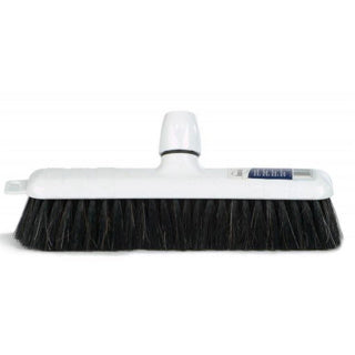Linea zaalbezem zwart haarmix 30cm