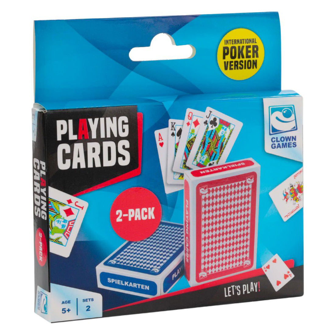 Clown Games speelkaarten internationaal set 2