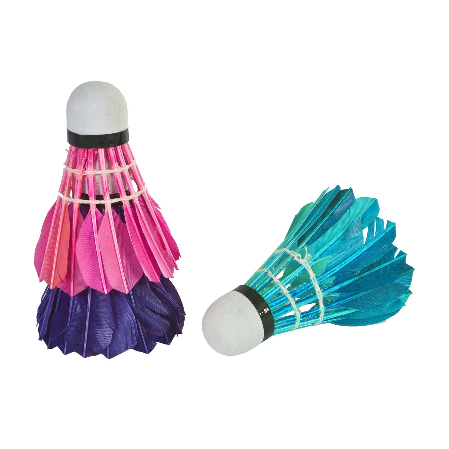 SportX veren shuttles in koker 3 stuks paars roze groen