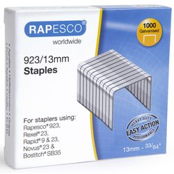 Nietjes Rapesco 1484 Gegalvaniseerd staal 923 13 mm Pak van 1000