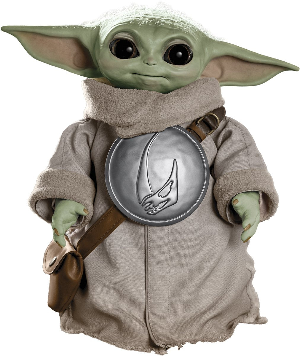 Hasbro Star wars ultimate grogu - premium animatronic - ware grootte - limited edition - inclusief collectors postcard