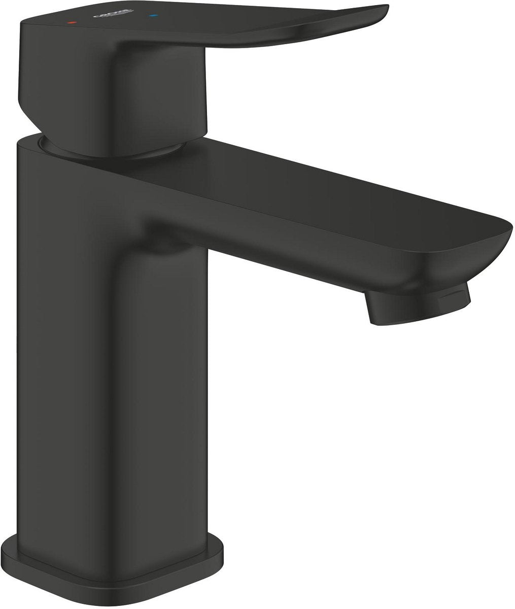 GROHE dice wastafelmengkraan - s-size - waterbesparend - energiebesparend - inclusief push-open waste - matte black