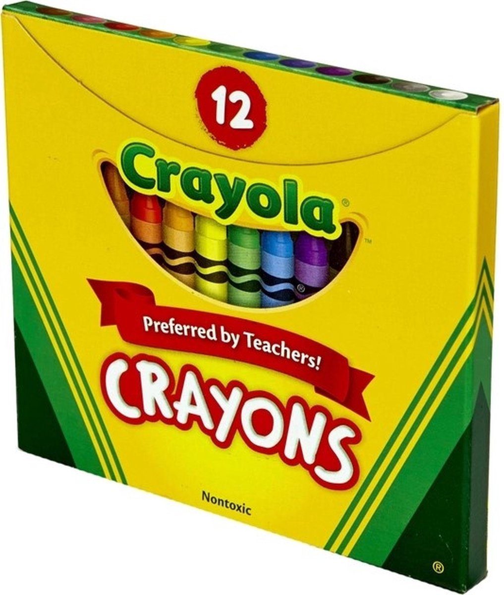 Goliath Crayola crayons - set van 12 gekleurde waskrijtjes