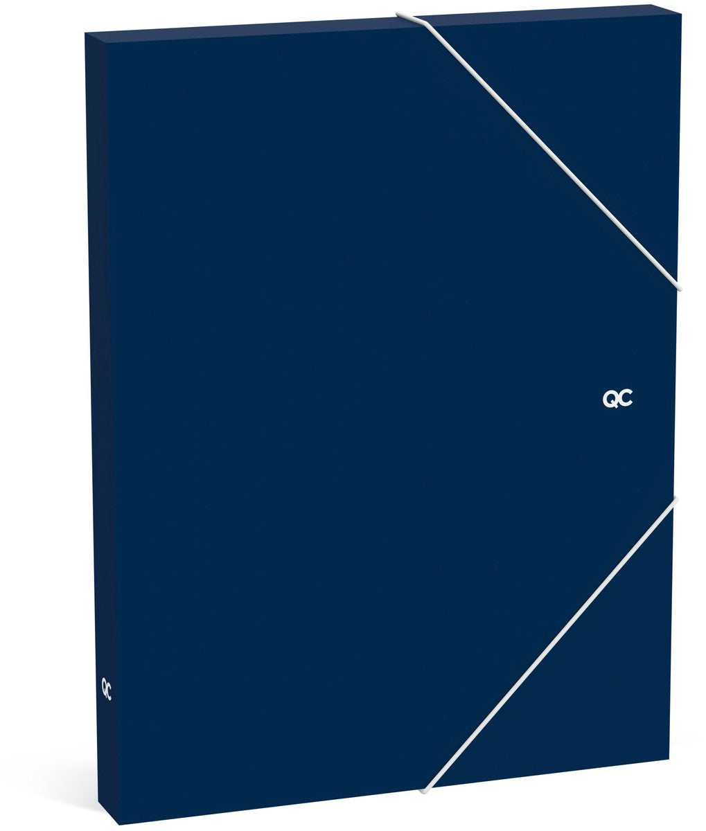 QC COLOUR documenten box - navy blue
