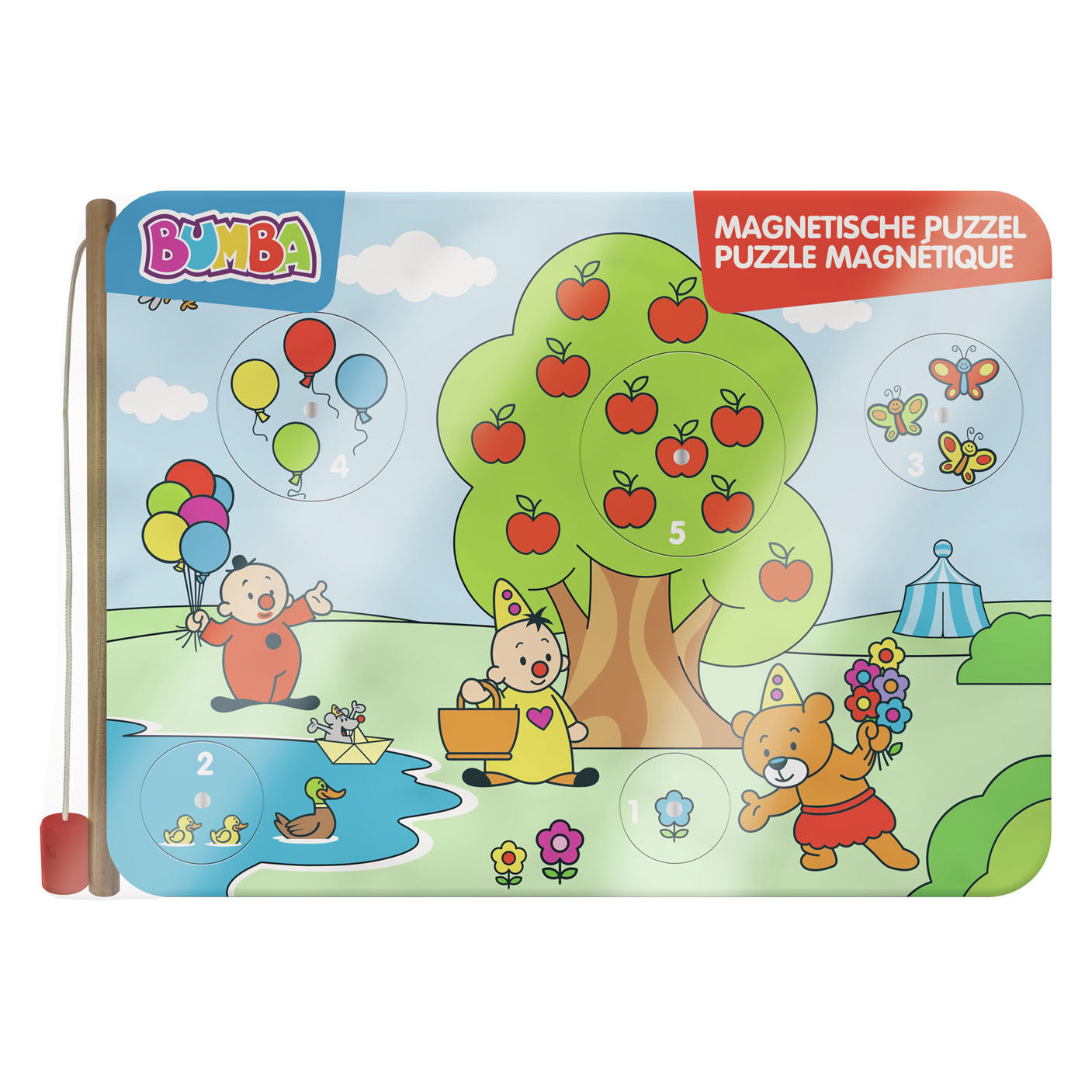 Bumba magnetische houten puzzel