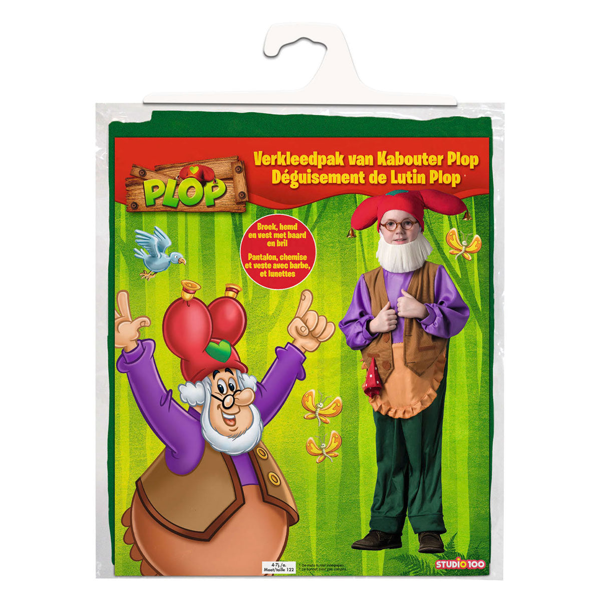 Kabouter Plop Plop verkleedpak - plop