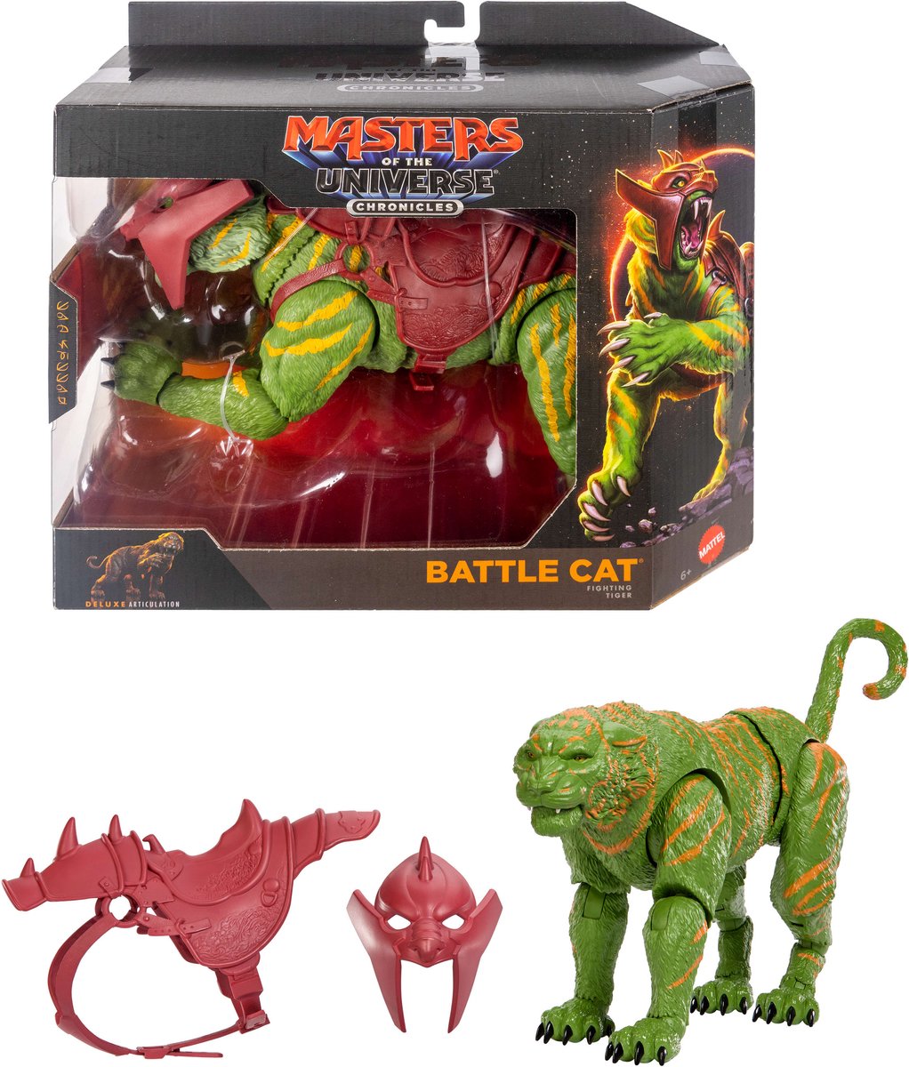 Masters Of The Universe 2026 film chronicles action figure battle cat