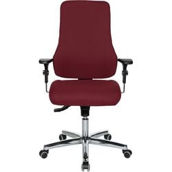 Bureaustoel TOPSTAR Sitness 55 synchroonmechanisme rood