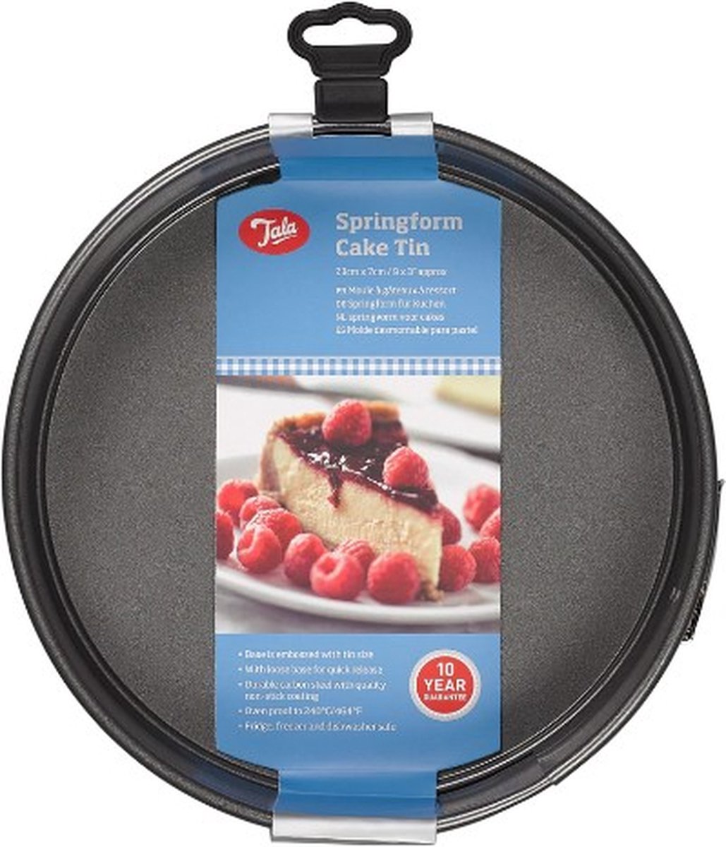 Tala everyday - springvorm - 23 cm - brede rand - losse bodem - antiaanbaklaag - pfas-vrij