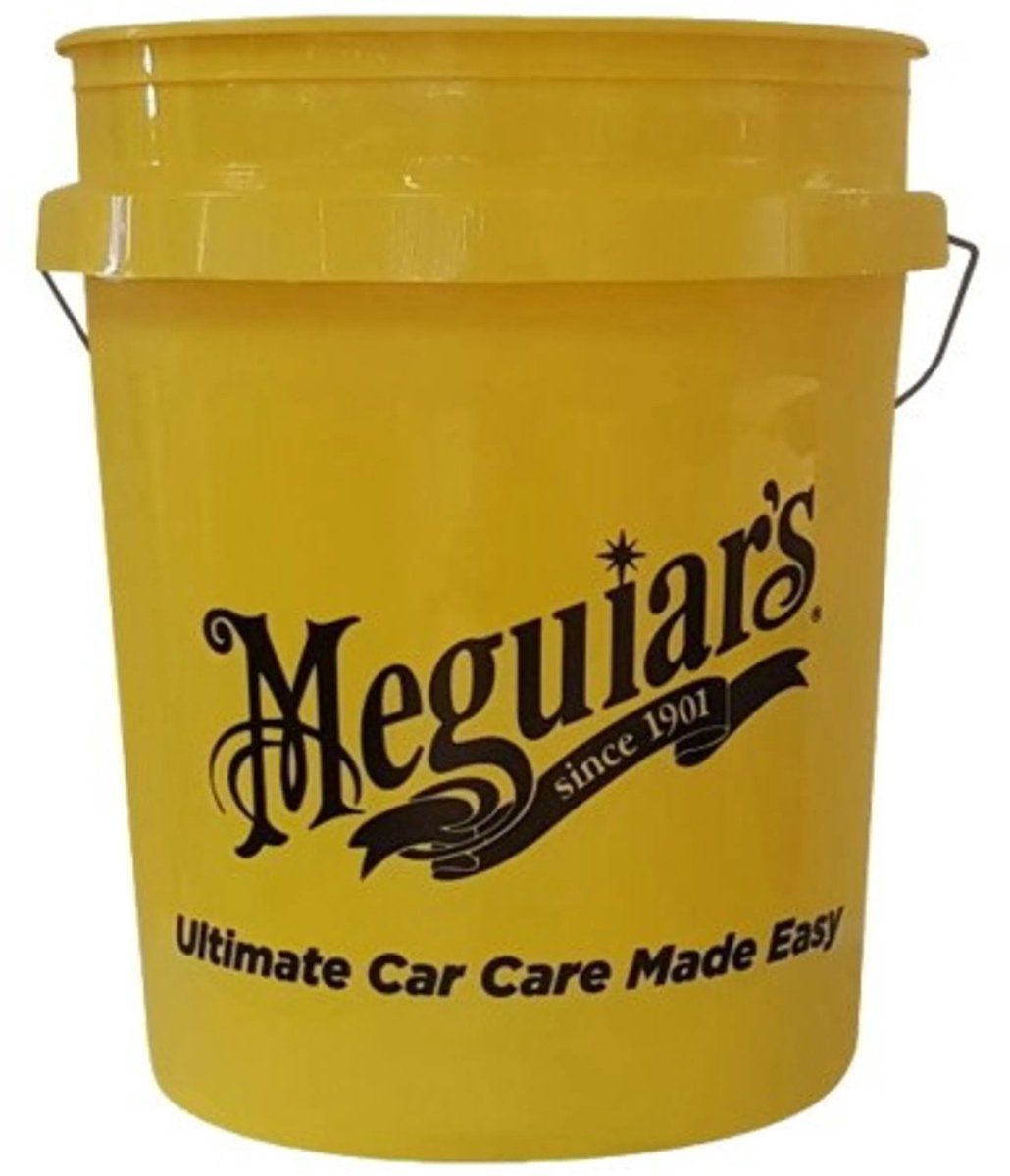 Meguiar's Meguiar’s autowas emmer – 19 liter – professionele wasemmer auto – sterk kunststof