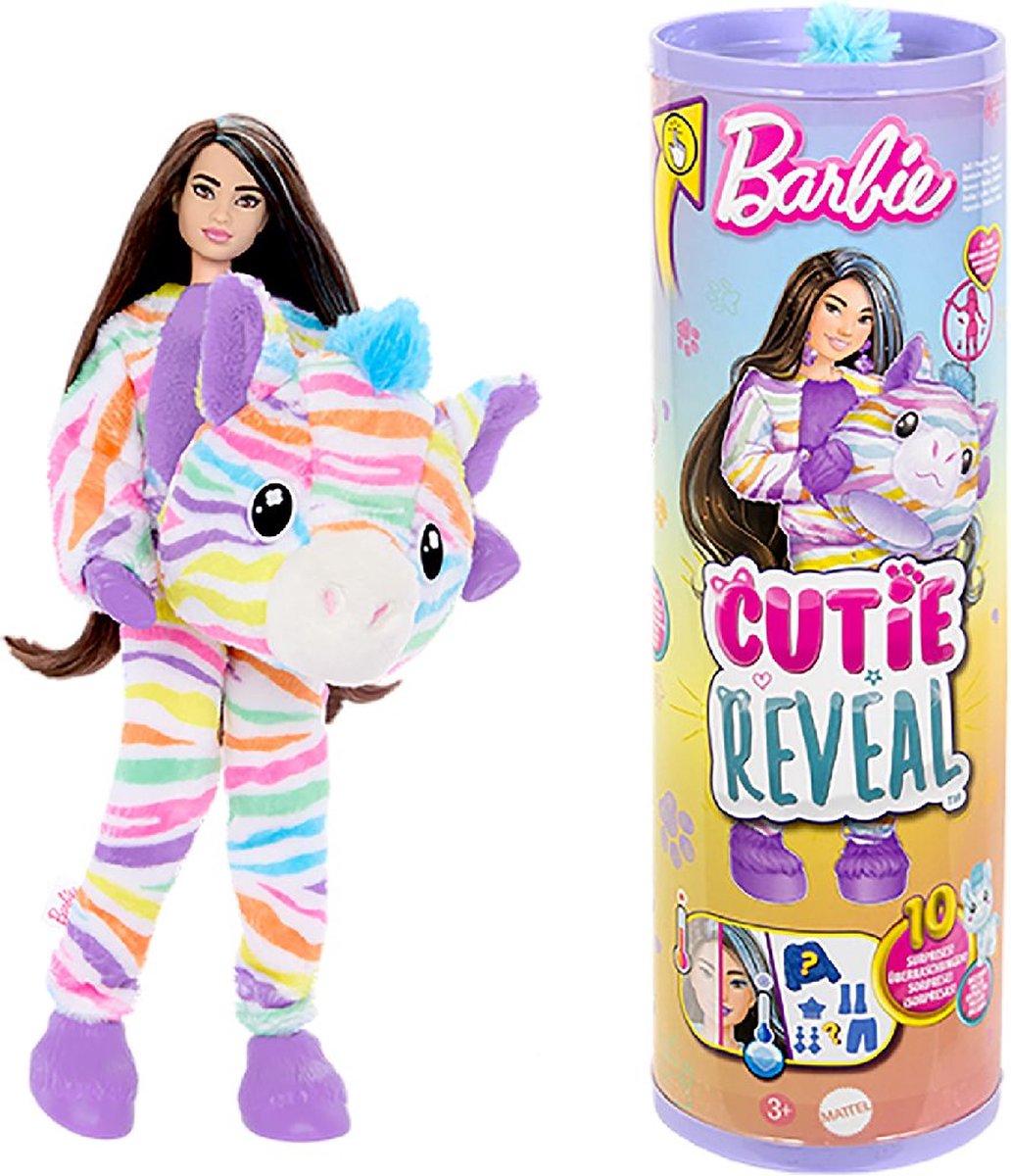 Barbie cutie reveal color dream - pop - zebra