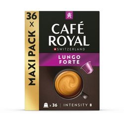 Koffie CAFÉ ROYAL Lungo Forte capsules