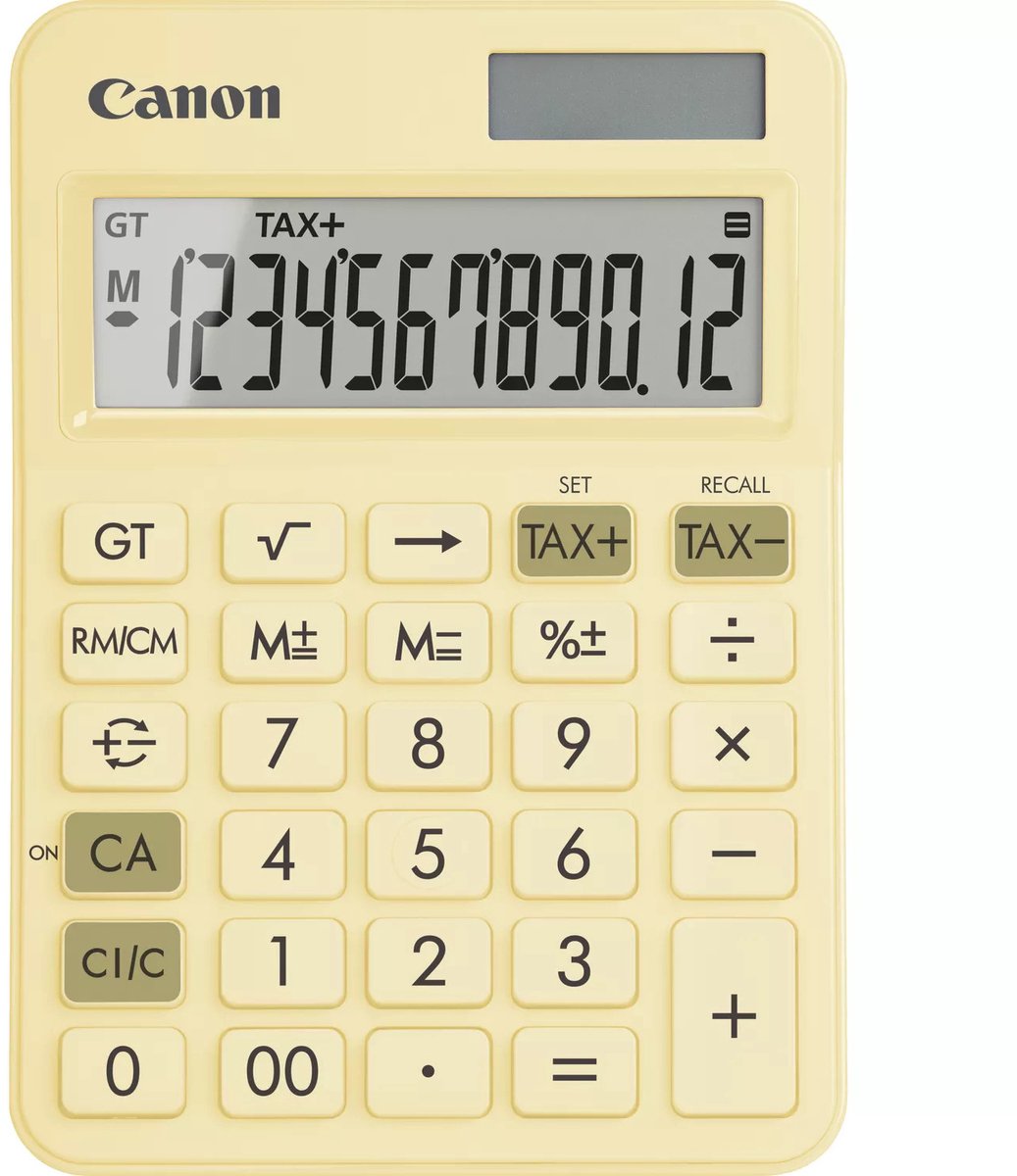 Canon Rekenmachine ls-125kb geel | 1 stuk