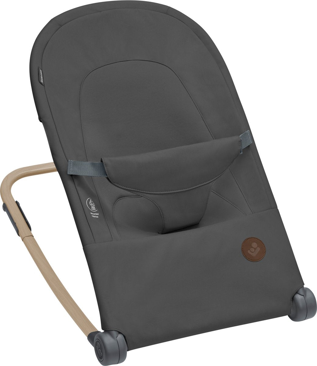 Maxi-Cosi loa - 2-in-1 wipstoel - beyond graphite - vanaf de geboorte tot ca. 2 jaar - compact ontwerp 44 x 72 cm