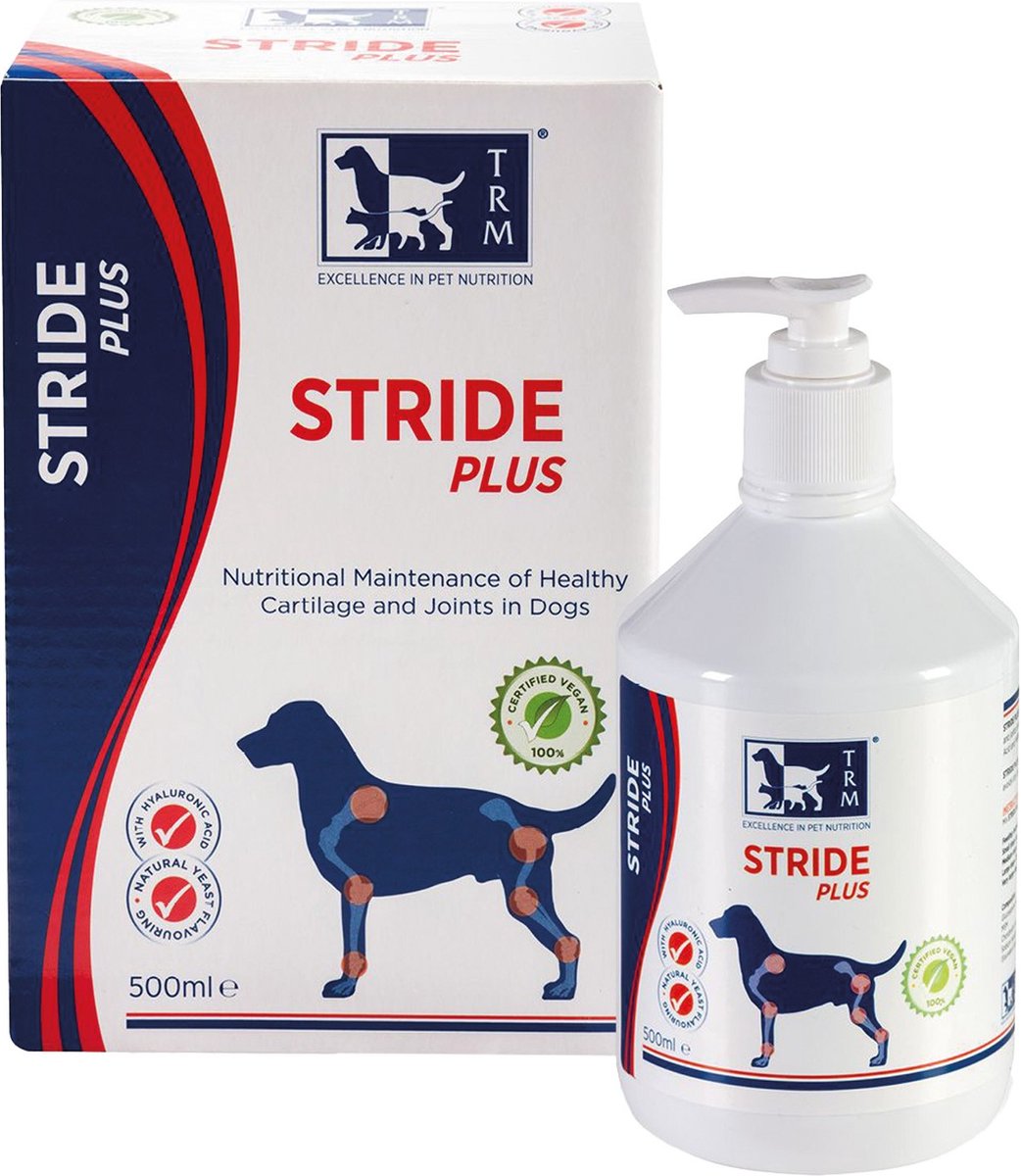 TRM stride plus - supplement hond -gewrichten - glucosamine - 500 ml