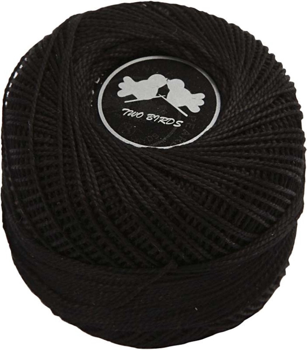 Creativ Company Cc mercerised katoengaren 20gr zwart
