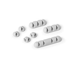 Kabelhouder Durable Cavoline Clip Mix grijs