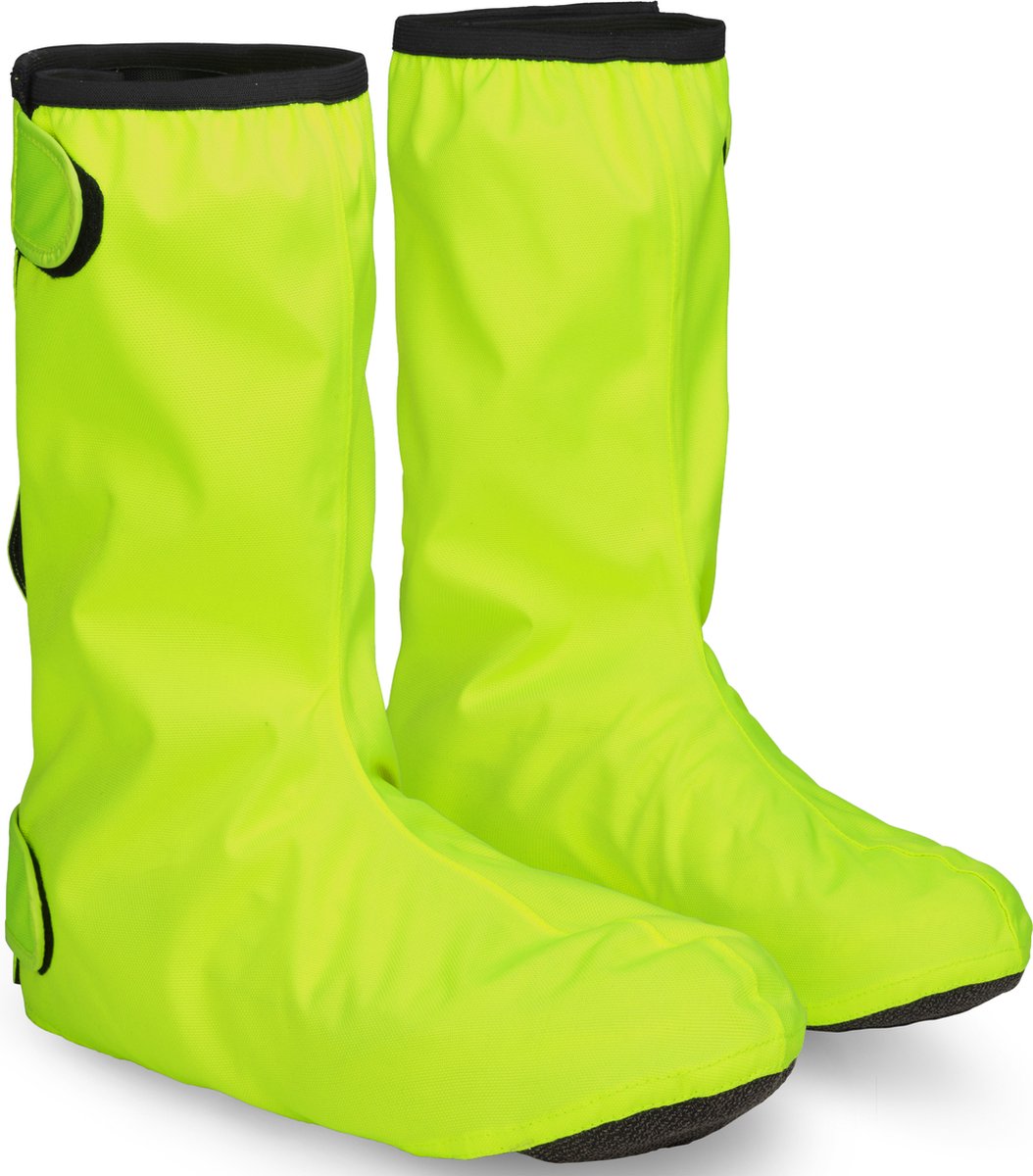 GripGrab - dryfoot 2 waterproof everyday regen fiets overschoenen waterdichte fietsoverschoenen schoenovertrekken - geel hi-vis - maat xs (36 37)
