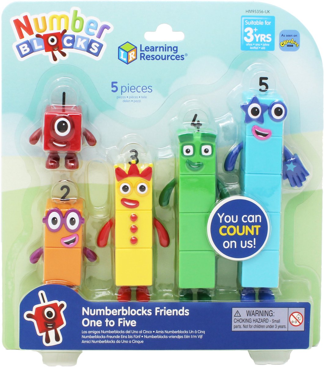 Learning Resources numberblocks® friends one to five - 3+