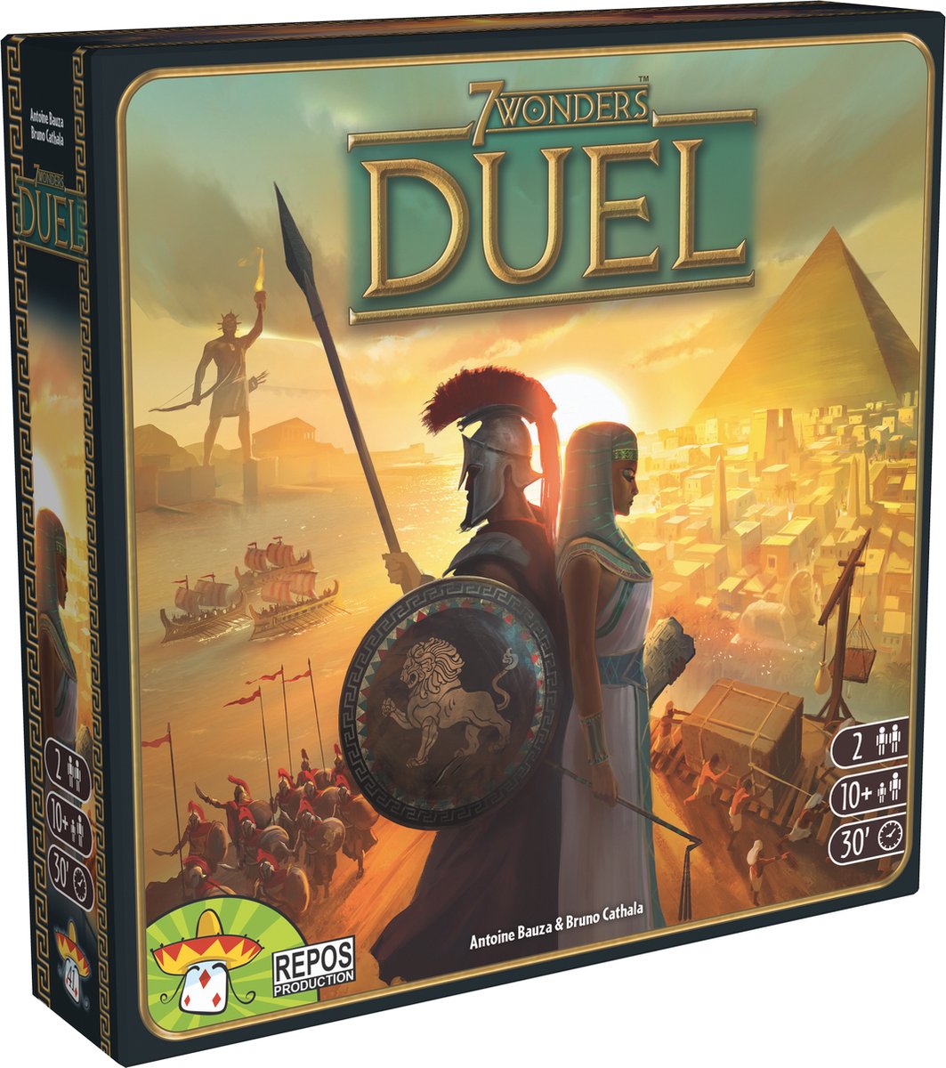 Repos Production 7 wonders duel - bordspel
