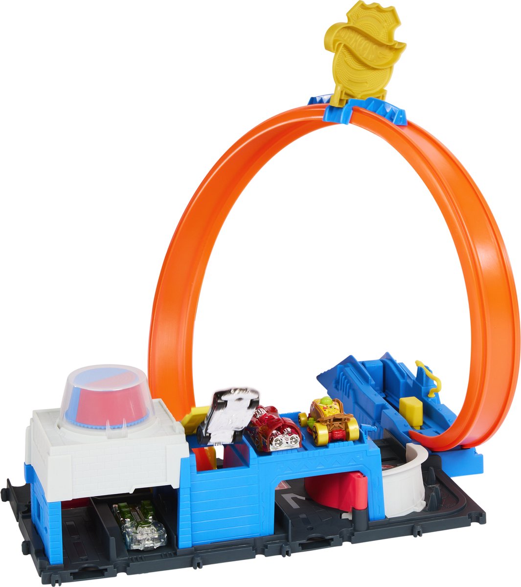 Hot Wheels city superpolitiebureau - loopingbaan