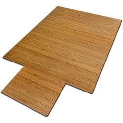 Stoelmat FLOORDIREKT PRO Bamboe, Vilt