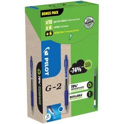 Gel Rollerball Pilot 0.32 mm Pak van 24 Blauw