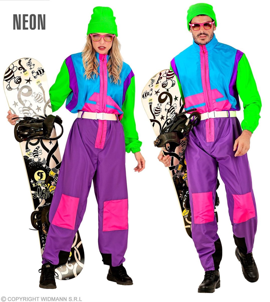 Finidi Retro snowboarder kostuum otto