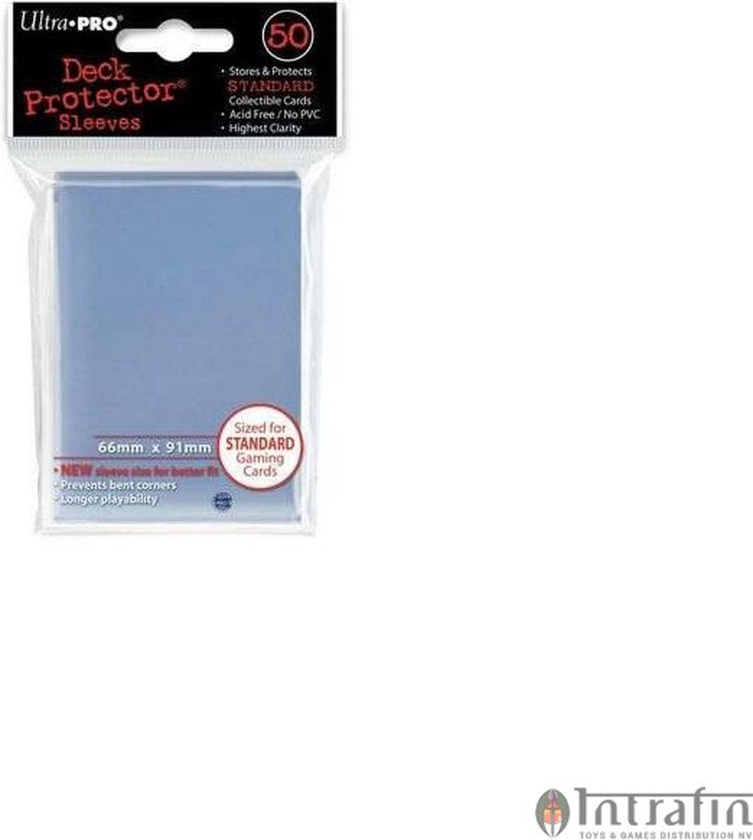 Ultrapro Standard sleeves clear display (66x91mm) - 100 stuks