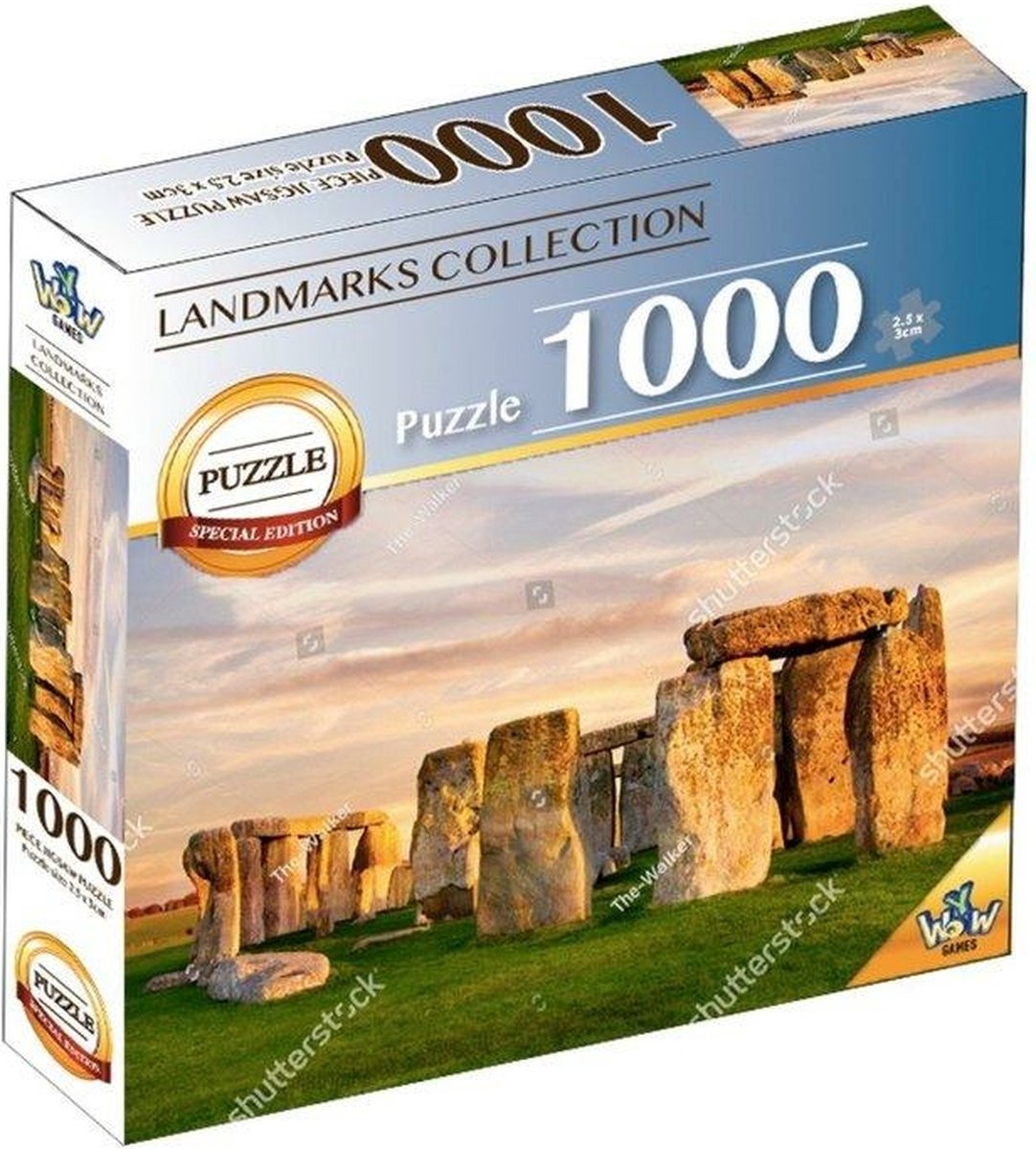Braet Puzzel world landmarks - stonehenge 1000 stuks