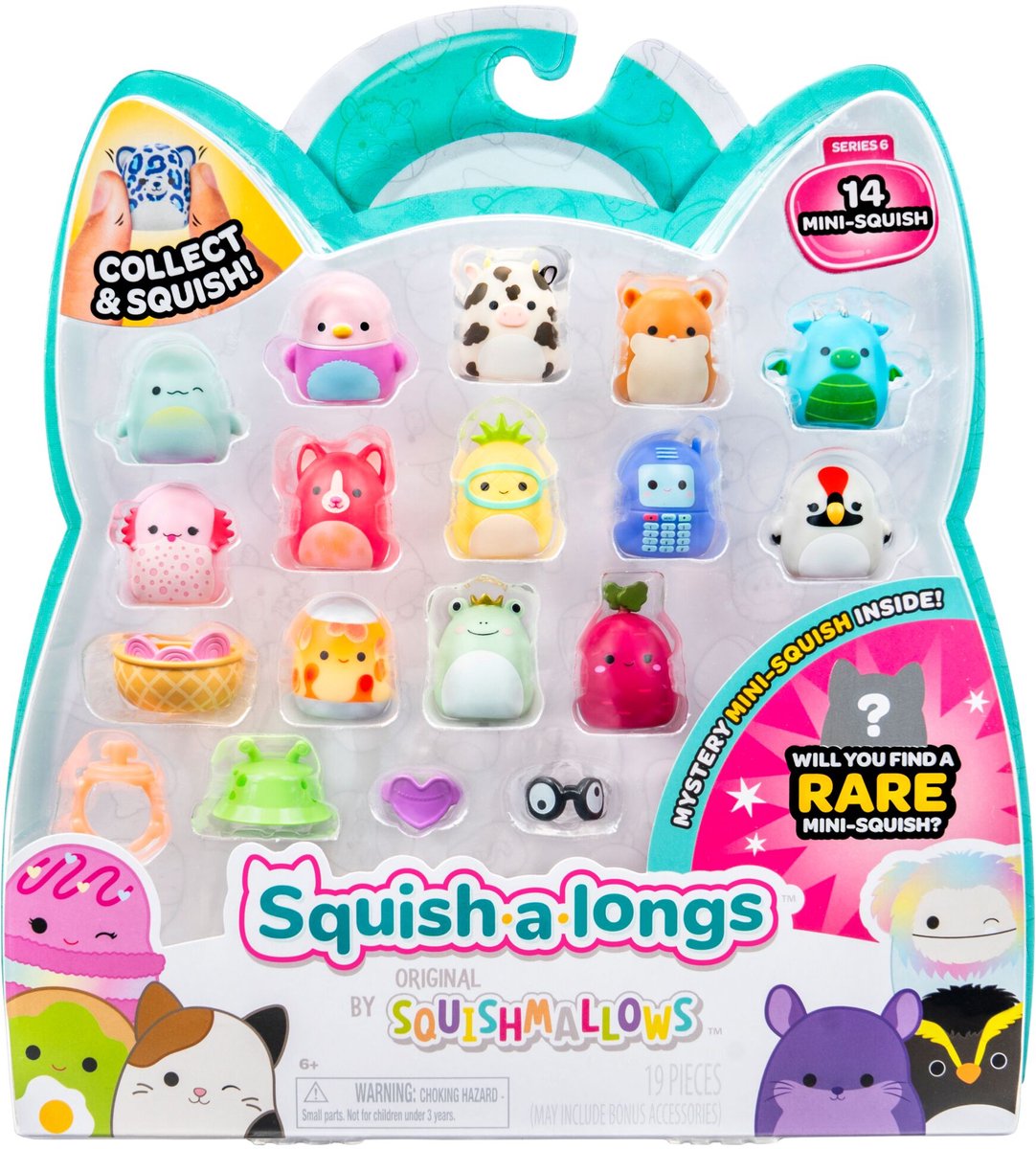 Jazwares Squish-a-longs - 14 pack (style 1)