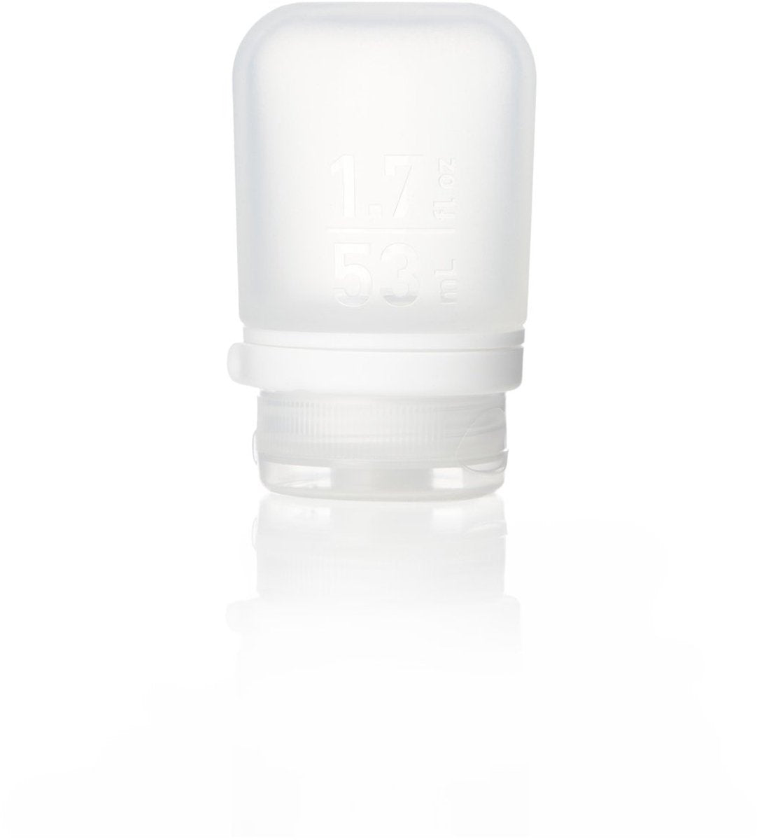 Human Gear - gotoob+ - reisflesje - flacon - herbruikbaar - lekvrij - lichtgewicht - small - 53ml - clear