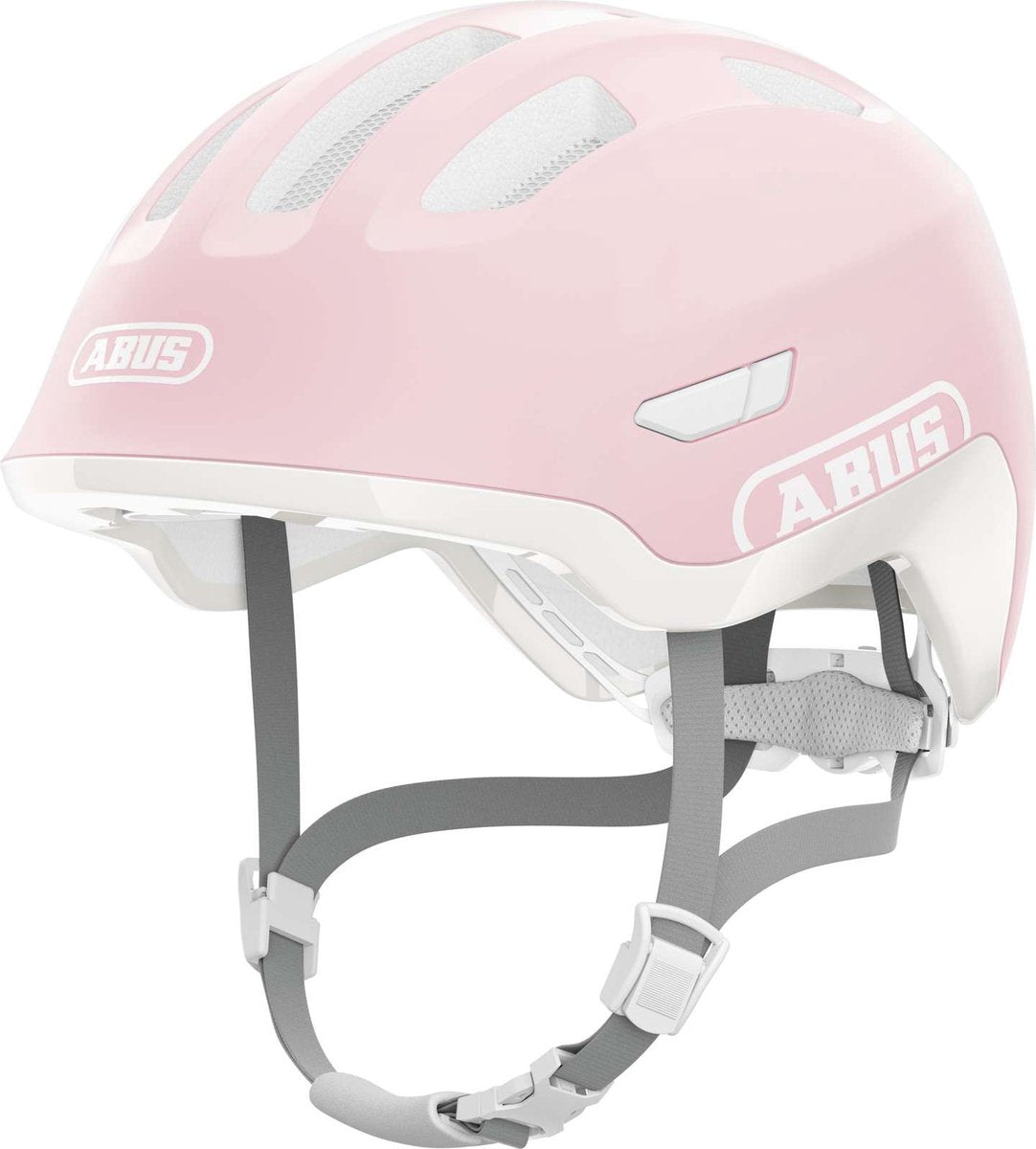 ABUS Fietshelm smiley 3.0 ace led pure rose s - 45-50 cm - pink - geschikt voor gebruik op kinderfietsen - 230 g