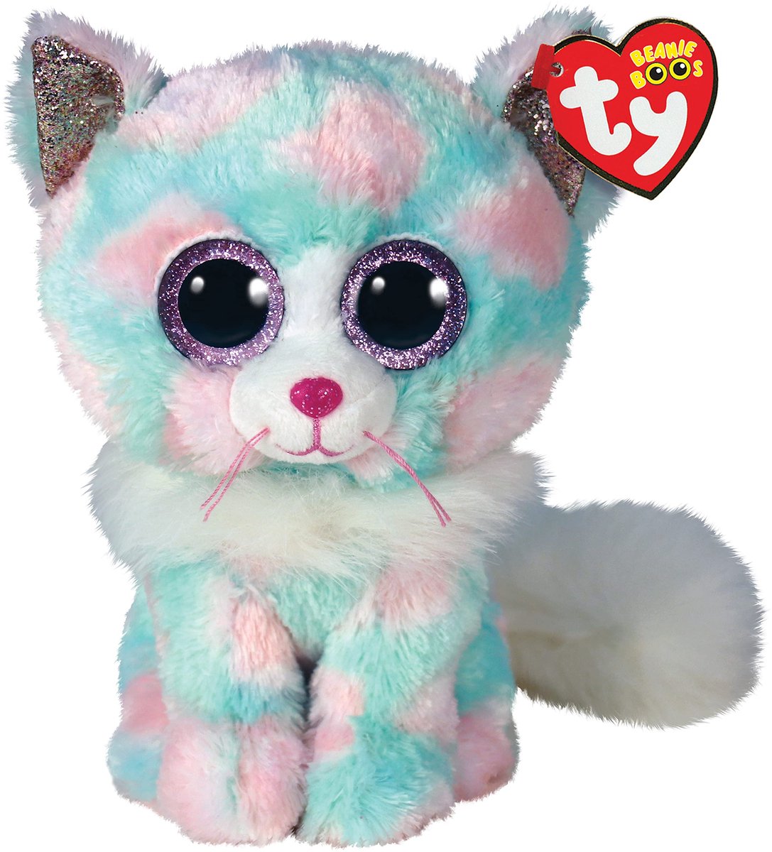 Ty - knuffel - beanie buddy - opal cat - 24cm