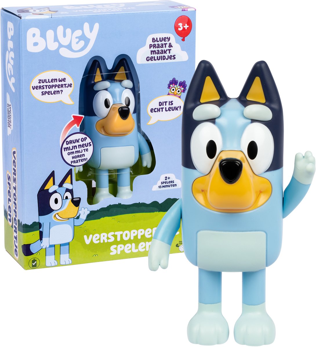 Moose Toys Bluey hide and seek - interactieve figuur