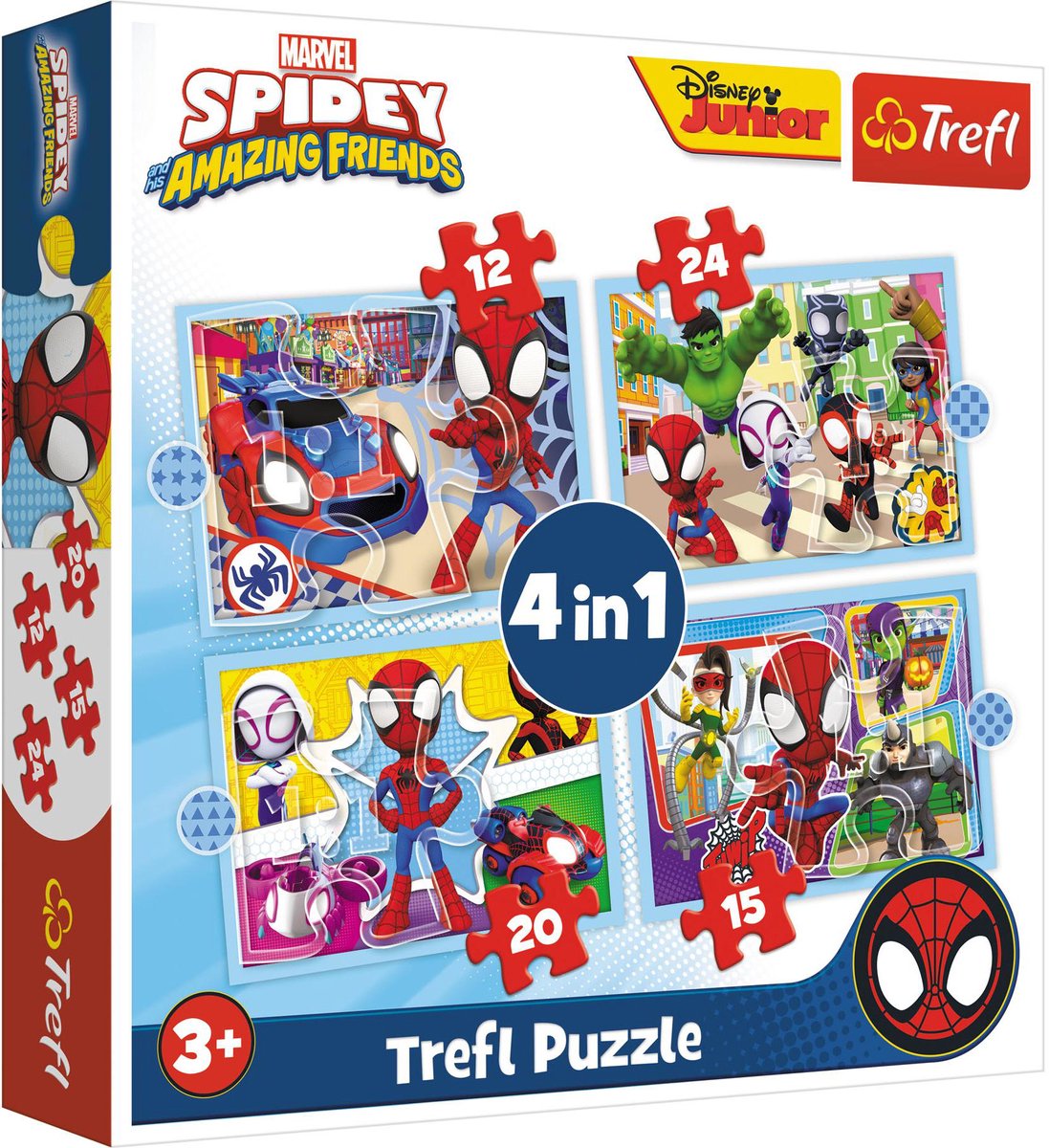 Trefl 4in1 - spiday's team spiday and his amazing friends