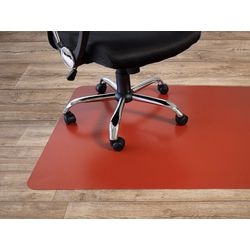 Stoelmat FLOORDIREKT PRO harde vloeren rood
