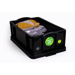 Opbergbox Really Useful Boxes 50BKCB 50 L Zwart