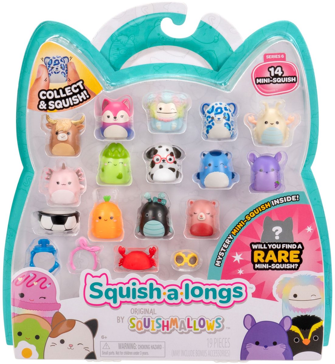 Jazwares Squish-a-longs - 14 pack (style 2)