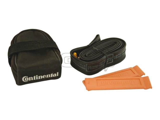 Continental zadeltas incl. binnenband 28 race frans 60mm + lichters - 110494