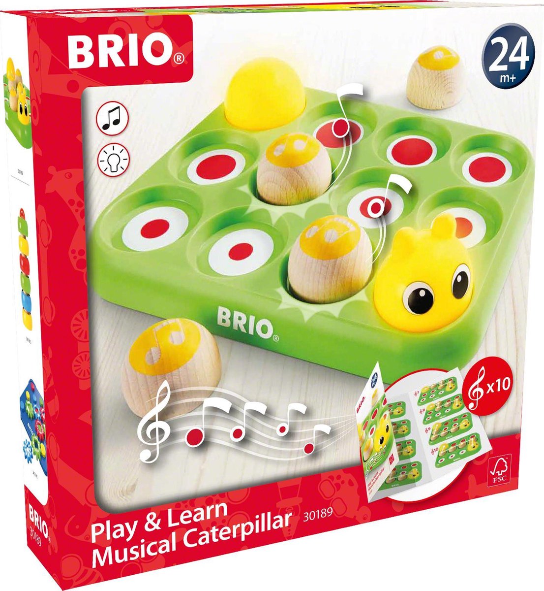 BRIO muzikale rups - 30189 - educatief spel