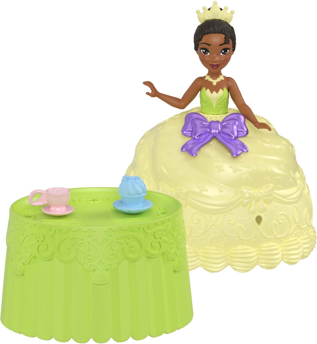 Disney princess cupcake doll reveal small doll, kleine pop, vrouw, 3 jaar, jongen meisje, 90 mm, 90 g
