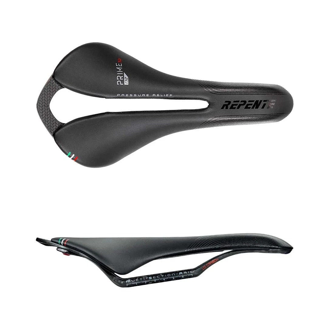 F-tech Repente zadel prime 3.0 132mm lcf technologie carbon rails zwart
