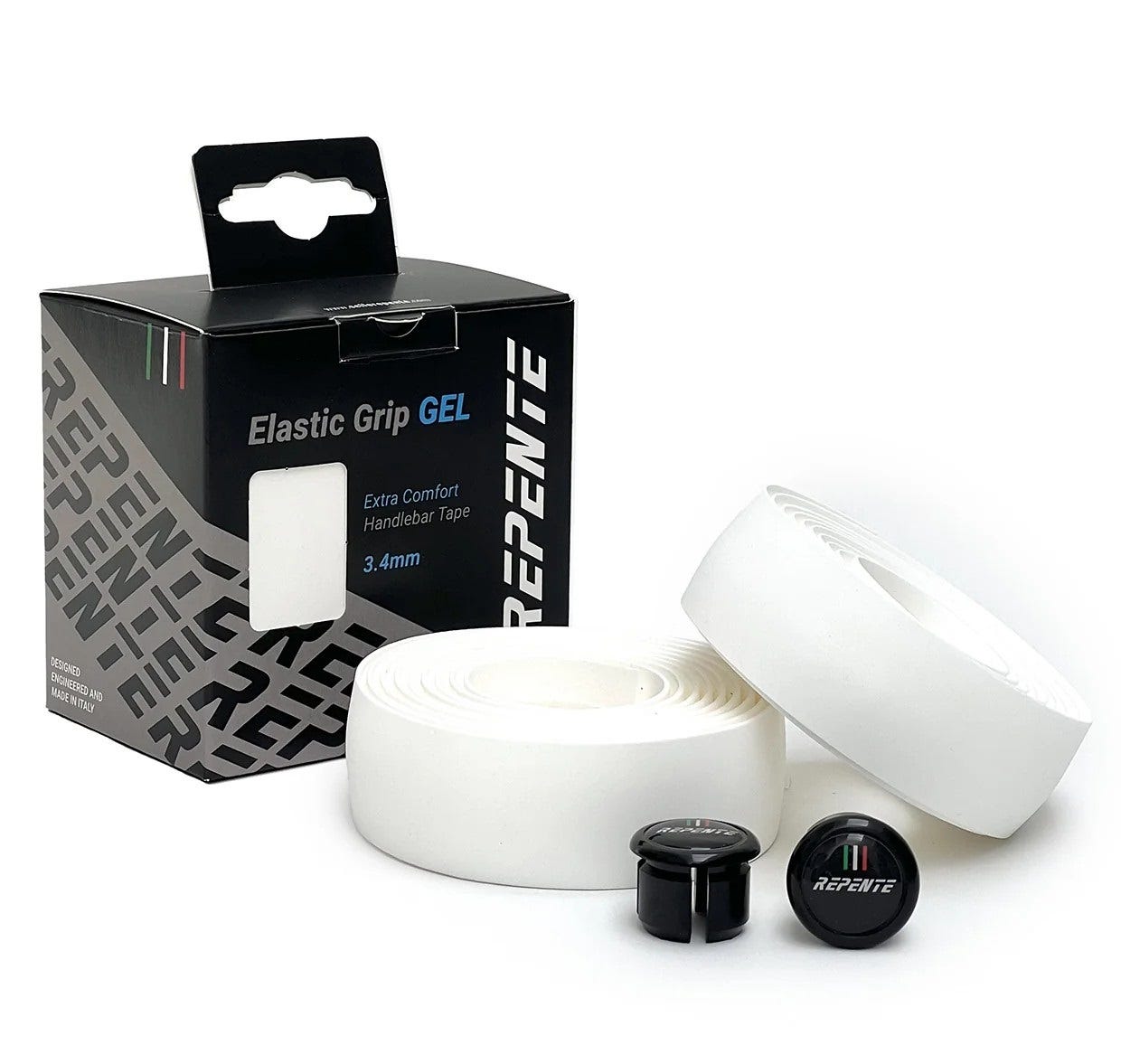 Repente Stuurlint Elastic Grip 3.4mm Gel Wit